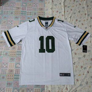 NFL Green Bay Packers Jordan Love Game White Jersey No. 10